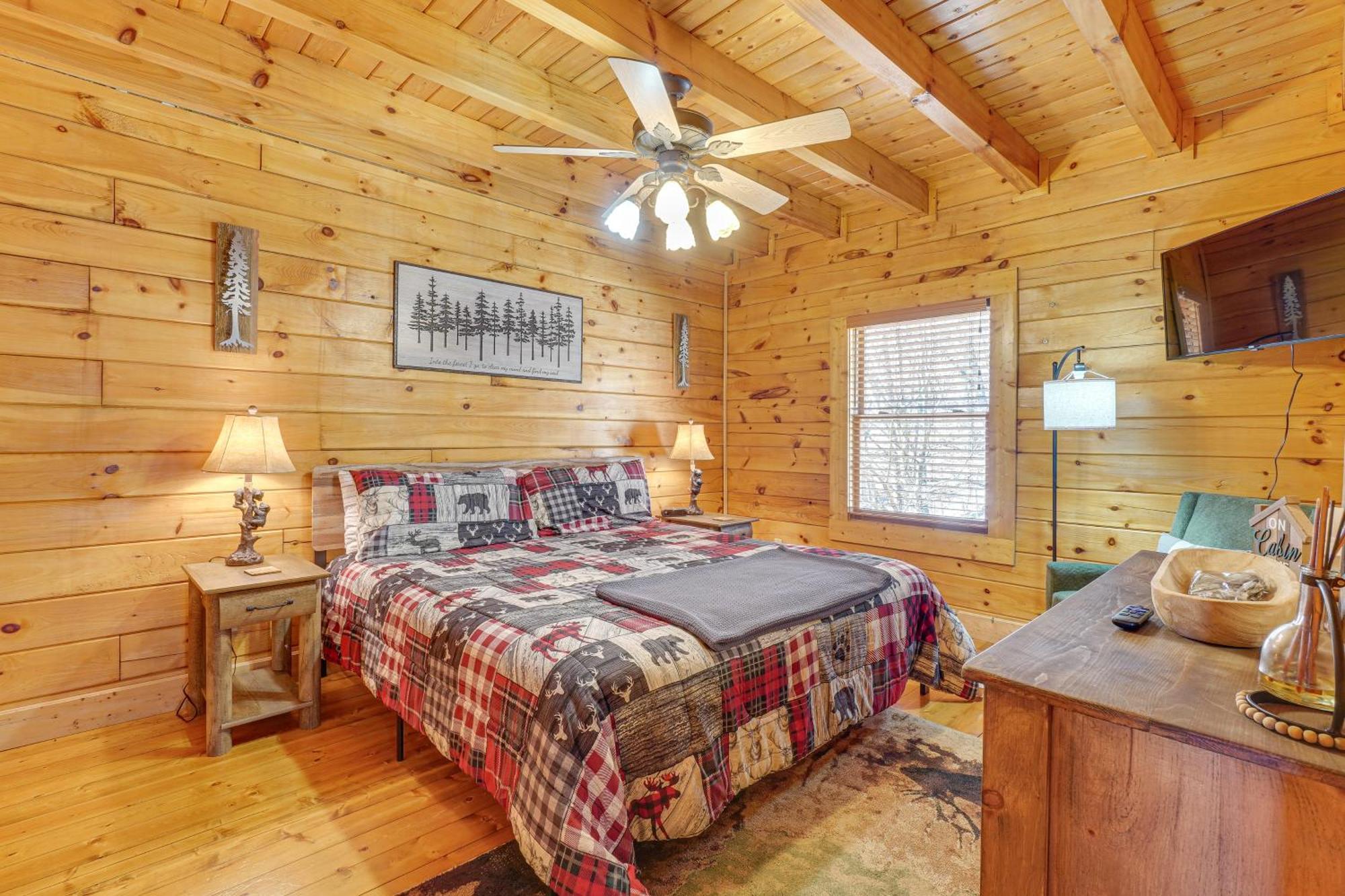 Sevierville Cabin With Deck Minutes To Pigeon Forge Exteriér fotografie