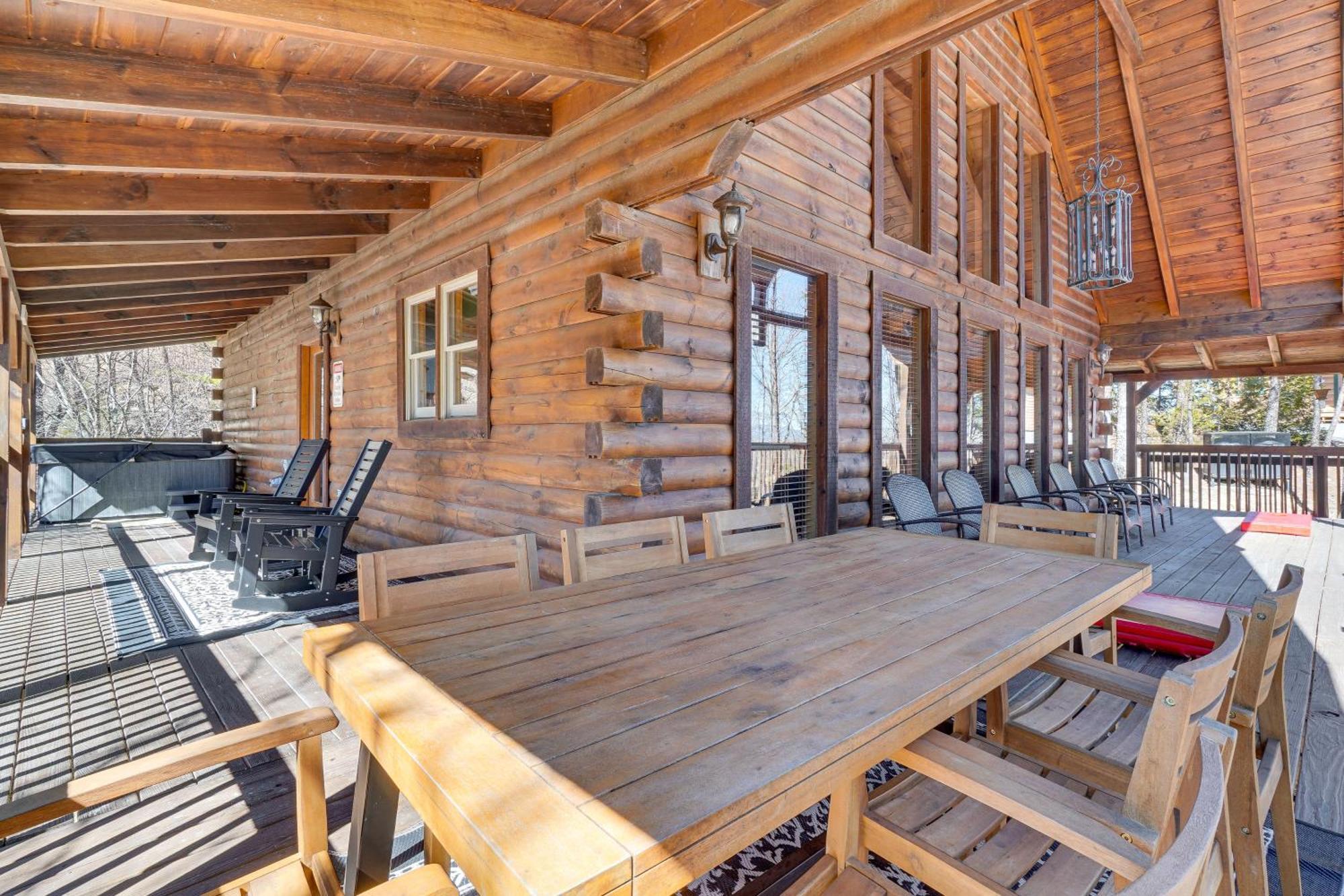 Sevierville Cabin With Deck Minutes To Pigeon Forge Exteriér fotografie